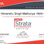 CompTIA certificate example